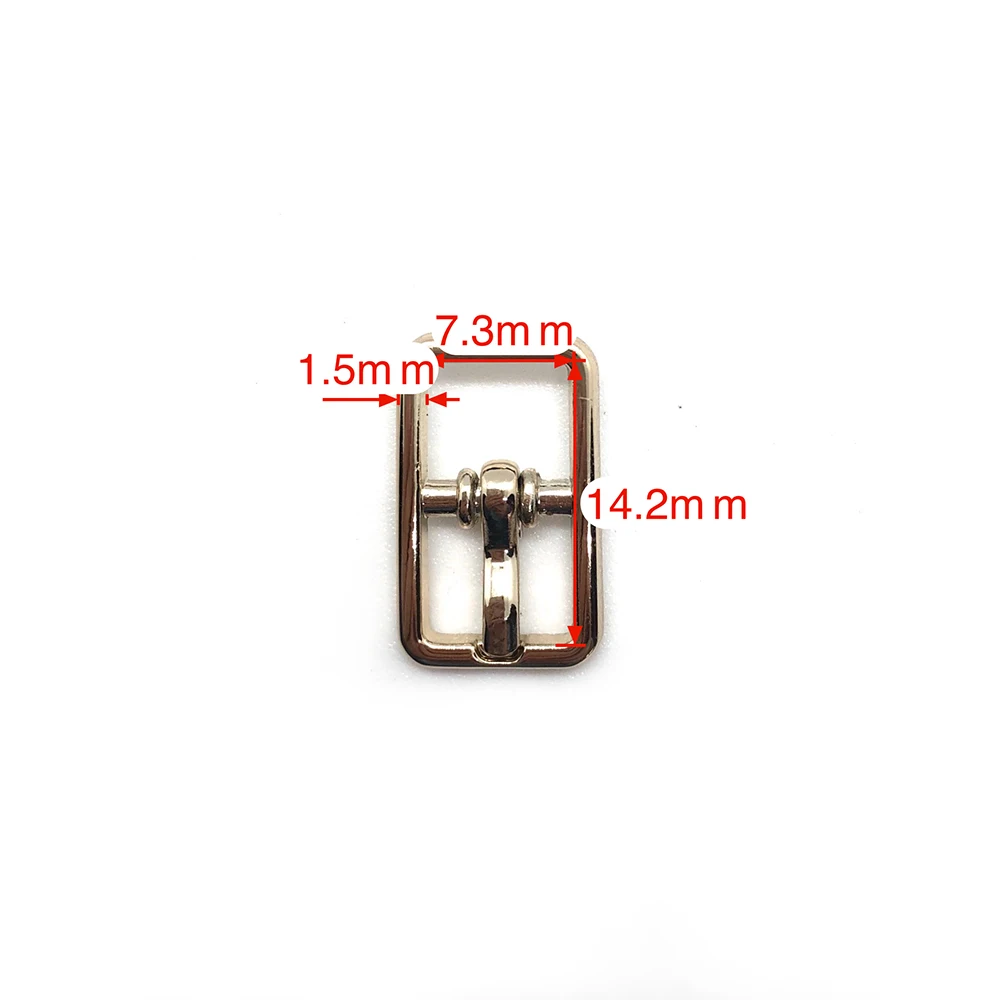B142073015r dog collar metal buckle rectangle metal buckle pin buckle metal