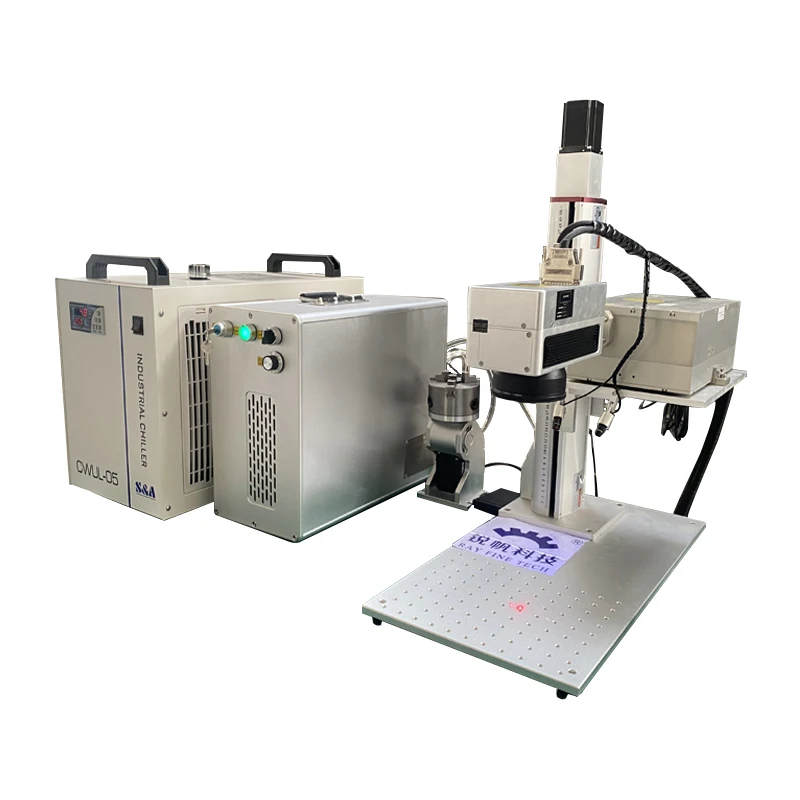 3D galvo 3w 5w 10w uv laser marking machine / glass wine cup silicone case plastic laser printer