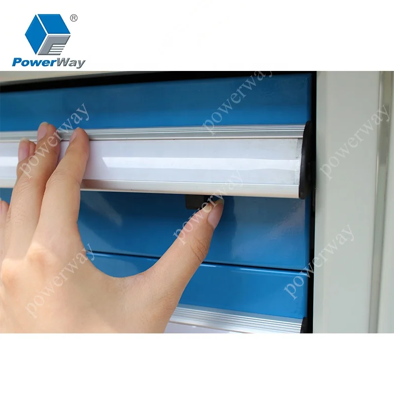 Powerway Heavy Duty Work Station Steel Work Bench with Two-Layer Drawers