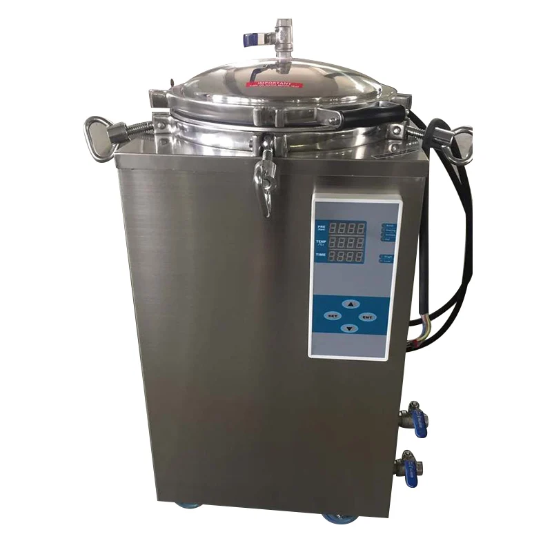 Reliable reputation fully automatic pressure vertical autoclave with vacuum pump