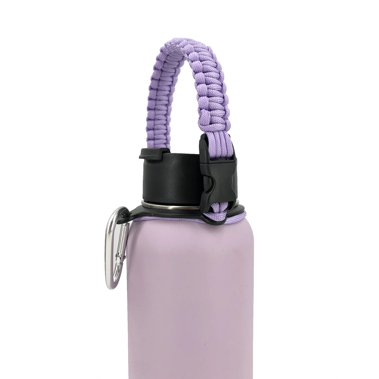 Paracord Water Bottle Handle Stainless Steel Bottles Secure Accessories for Walking