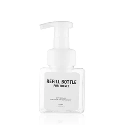 Wholesale 250ml cosmetic foam soap bottle foaming pump bottle