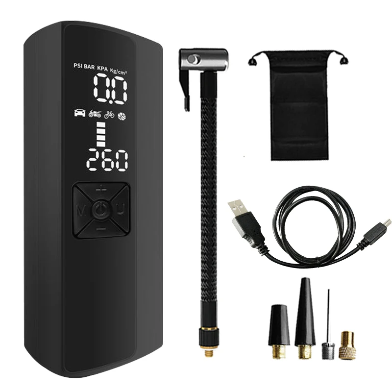 Digital Mini Cordless Tire Inflator 12V Electric Automatic Inflatable Car Tyre Air Pump Smart Portable Compressor Machine