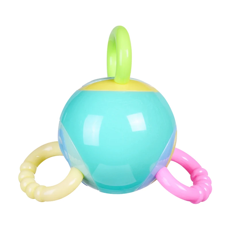 
Eco-Friendly Food Grade Baby Silicone teether Baby Rattle Toy Teeth Gum 