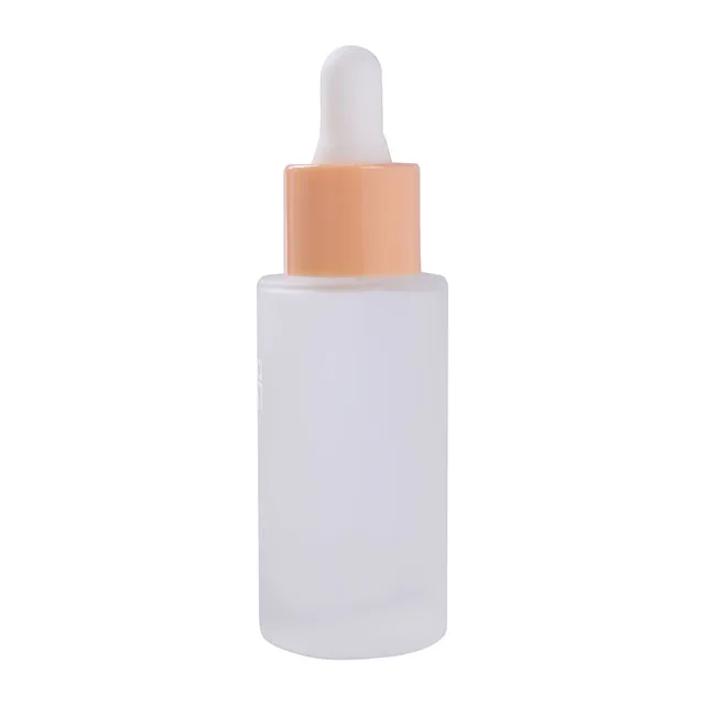 
Cylinder shape 30 ml glass dropper bottle for essential and serum 