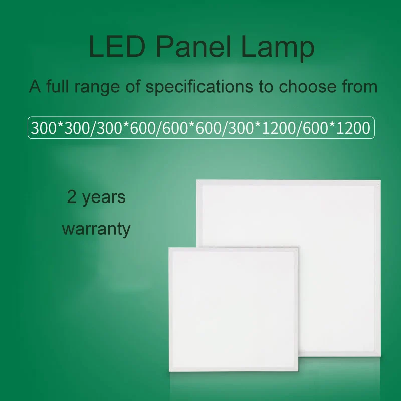 Led flat panel 600*600 straight light Office aluminum clapper light Kitchen and bathroom integrated ceiling light