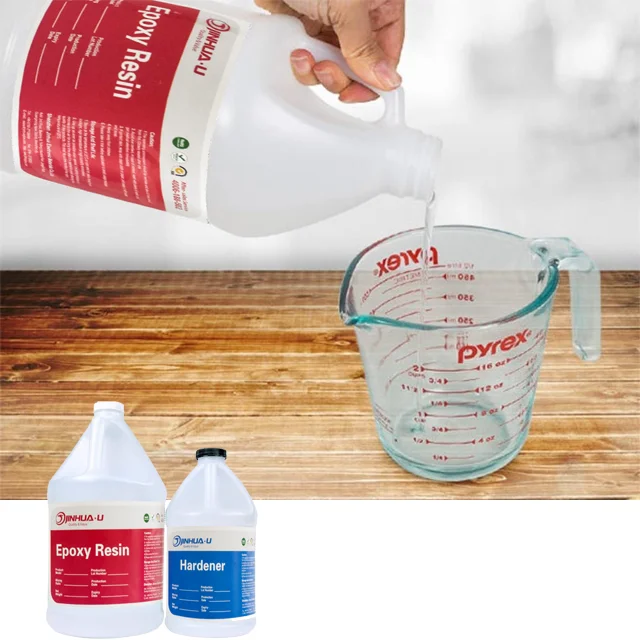 Two Parts AB epoxy Resin for Wood and Resin Live Edge Table top