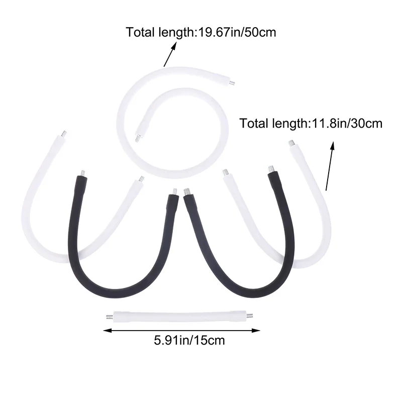 M6 M8 штекер с внутренней резьбой мягкий легкий гибкий трубопровод «DIY» металлический силиконовый шланг гибким изгибом универсальный для лампы