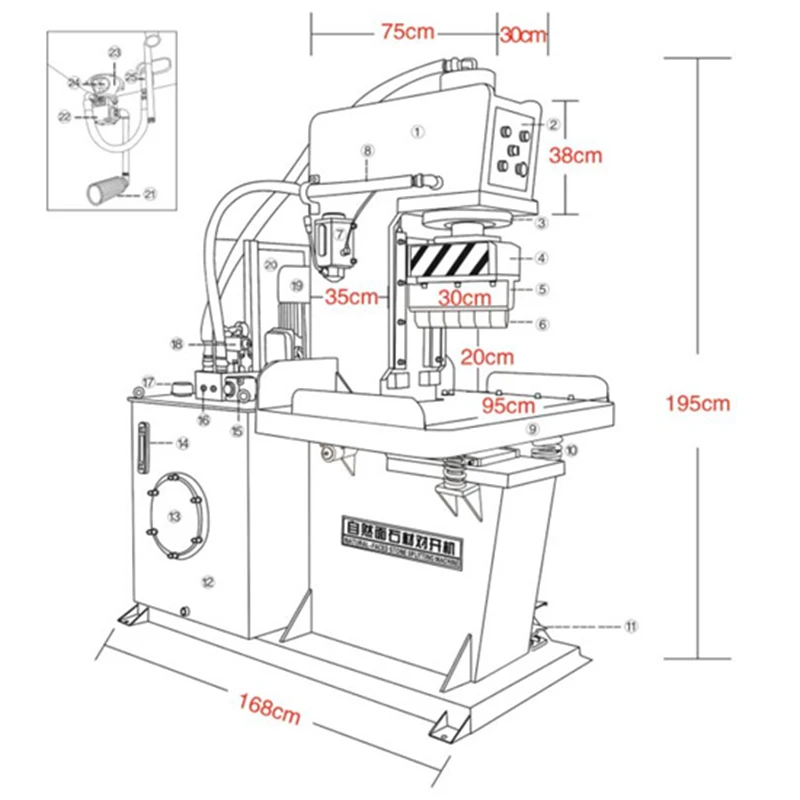 SDKJ-120T automatic stone split high pressure equipment cut machine natural stone cutting tools