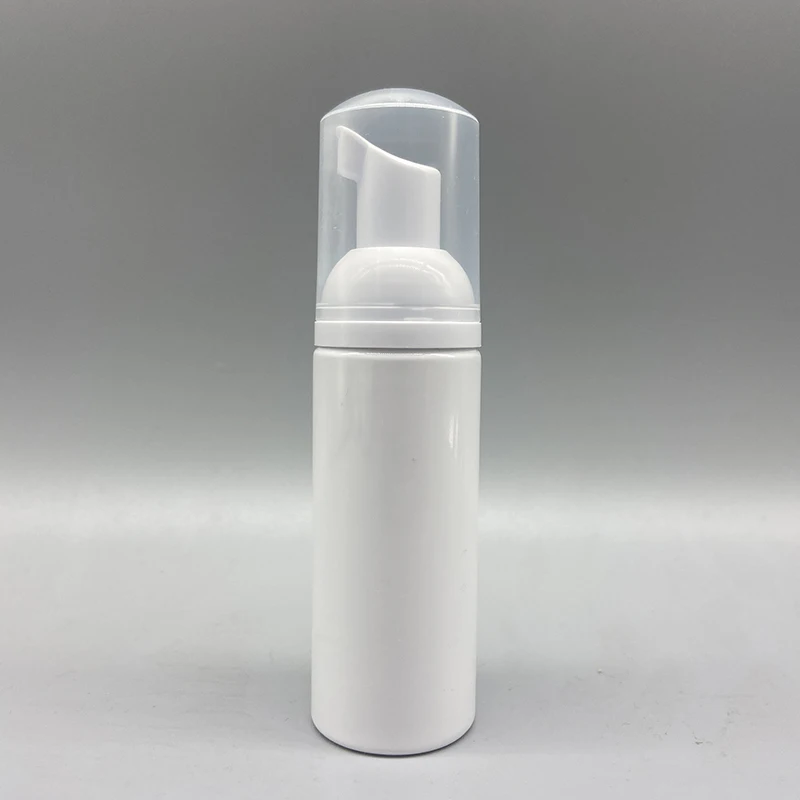 50ml Plastic Pet Mousse foam Pump Soap bottle for facial cleanser dispenser