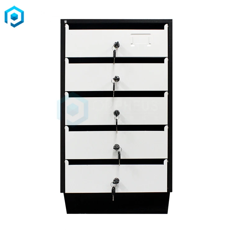 High quality steel mailbox synthetic powder paint Postal box apartments with 5 mail storage units