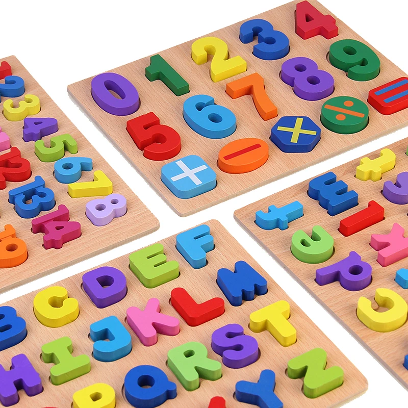 Wood Toys for Kids CDN-7048 3d Puzzle Alphabet Puzzle Jigsaw Puzzle Abc Wooden Kids Over 2 Years Old 20 PCS 30*23*0.7CM Colorful