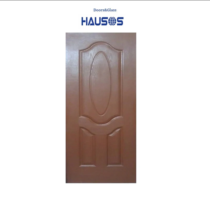American style hot sale Nigeria steel frame and wooden panel front door