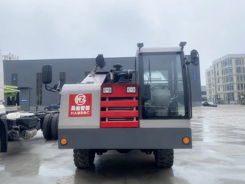 new intelligent diesel concrete mixer with pump good construction  machinery c3 diesel concrete mixer pump