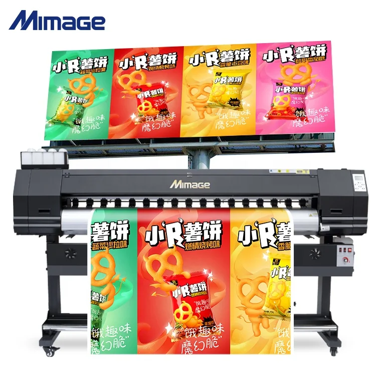 Large Format Sticker Print And Cut Plotter Eco Solvent Printer And Cutter