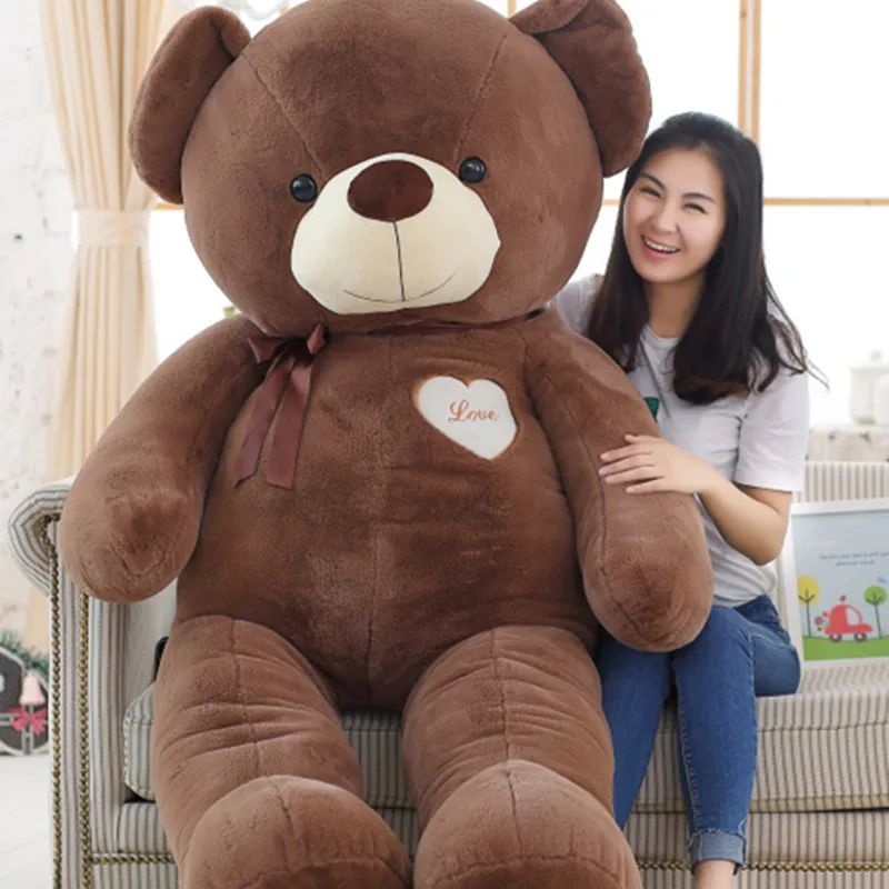 Beautiful texture of brown filled cotton cloth teddy bear smiley face to welcome