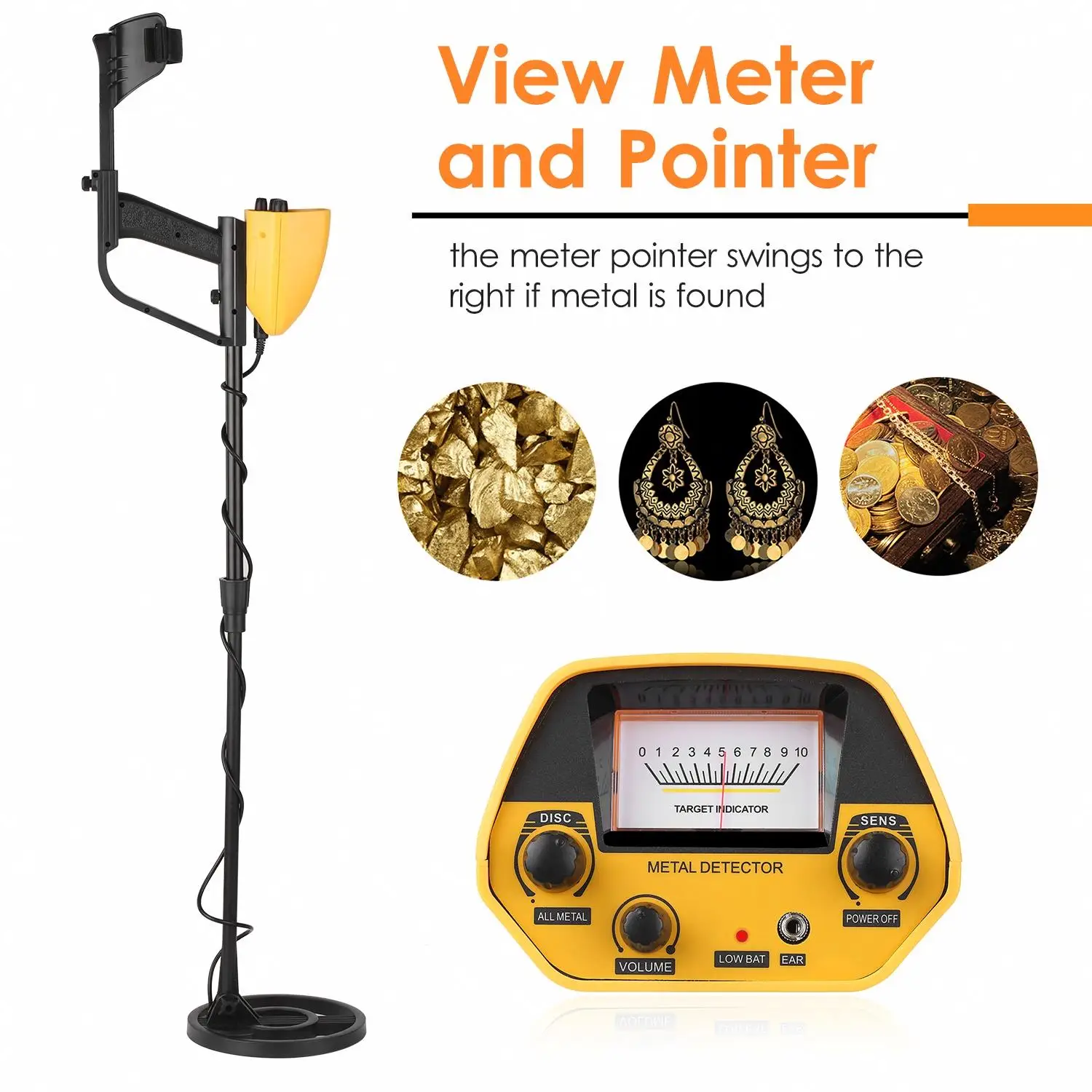 Best selling underground gold detector MD-5090 metal detector long range field scanning detector search machine metal locator