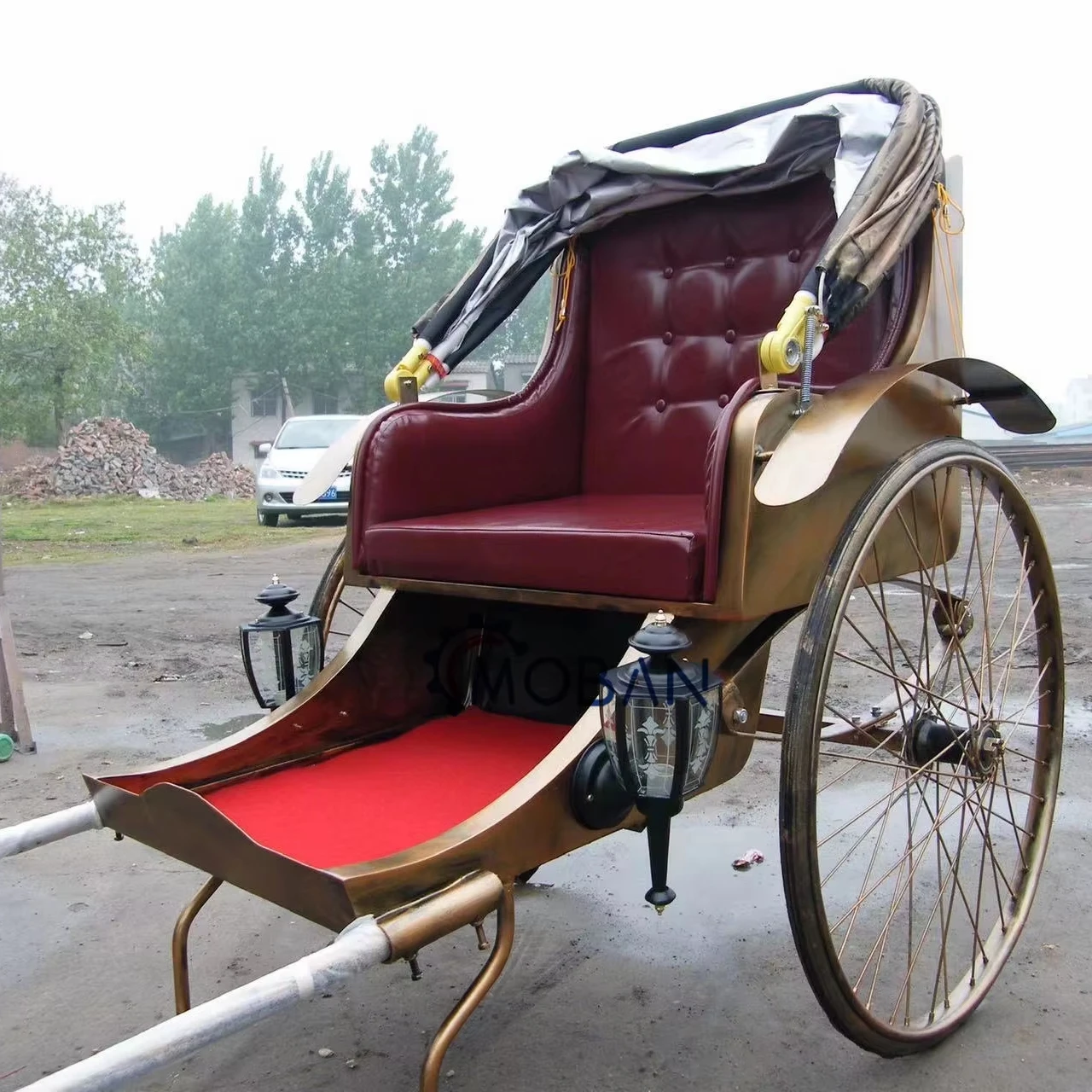 Прямая Продажа с завода классический черный старинный велосипед Jinrikisha Электрический рикша велосипедный трехколесный специальный транспорт