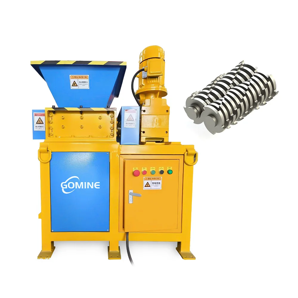 Small Industrial Metal Scrap Shredder Machine Home Use Scrap Copper Wire Shredder Mini Metal Crusher For Sale