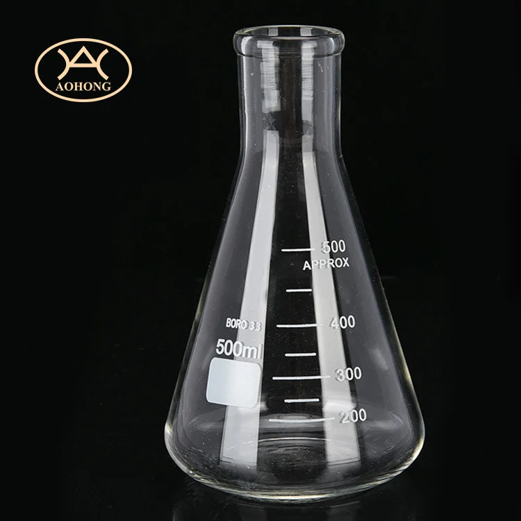 50ml 250ml 500ml 1000ml Pyrex Glass Beaker Erlenmeyer Flask for Laboratory