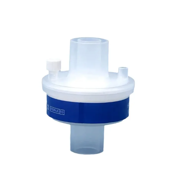 Disposable Breathing System Filter Medical Bacteria Tracheostomy HME Filter