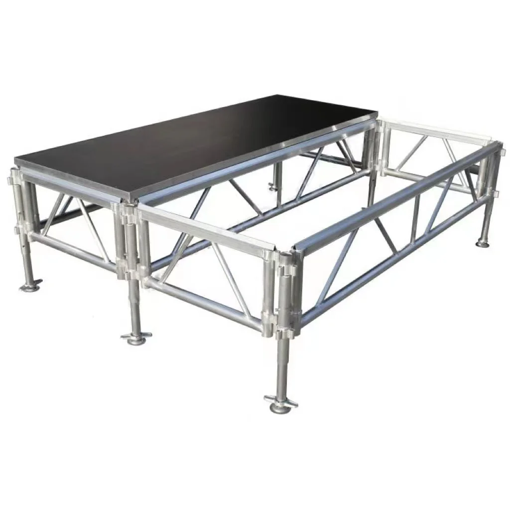 Outdoor aluminum stage platform mobile stage trailer dj professional stand stage moduler decks