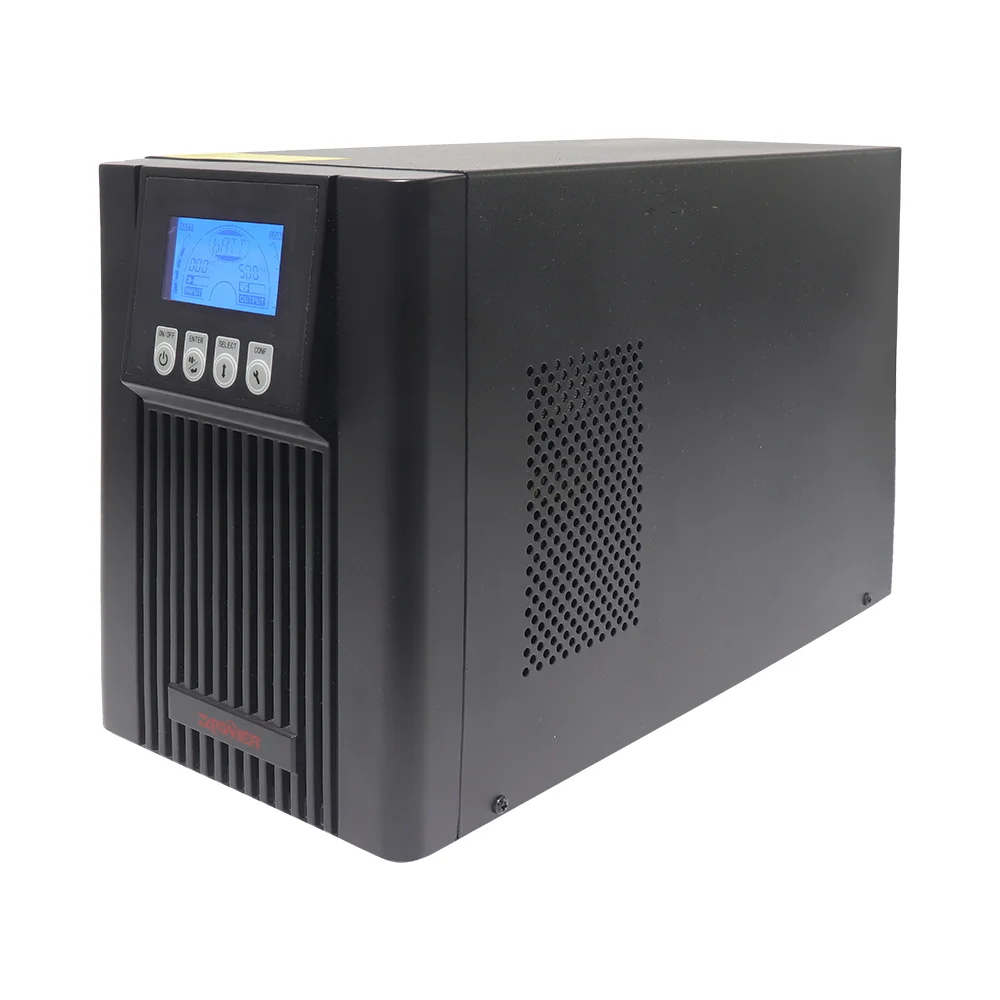 Factory direct 1kva online backup power supply uninterrupted power supply frequency no break UPS 1000va