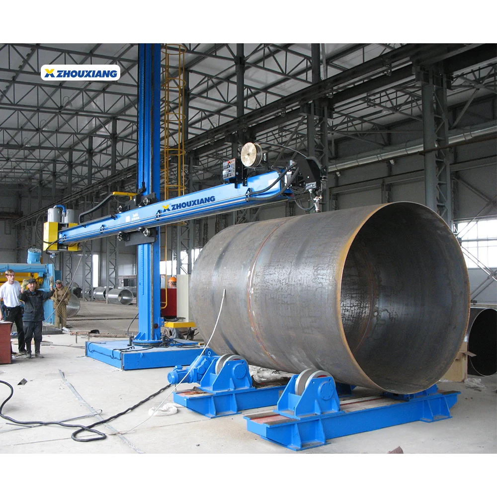 Manufacturing Automatic Circular Seam Wind Tower Pipe Column And Boom Welding Manipulator