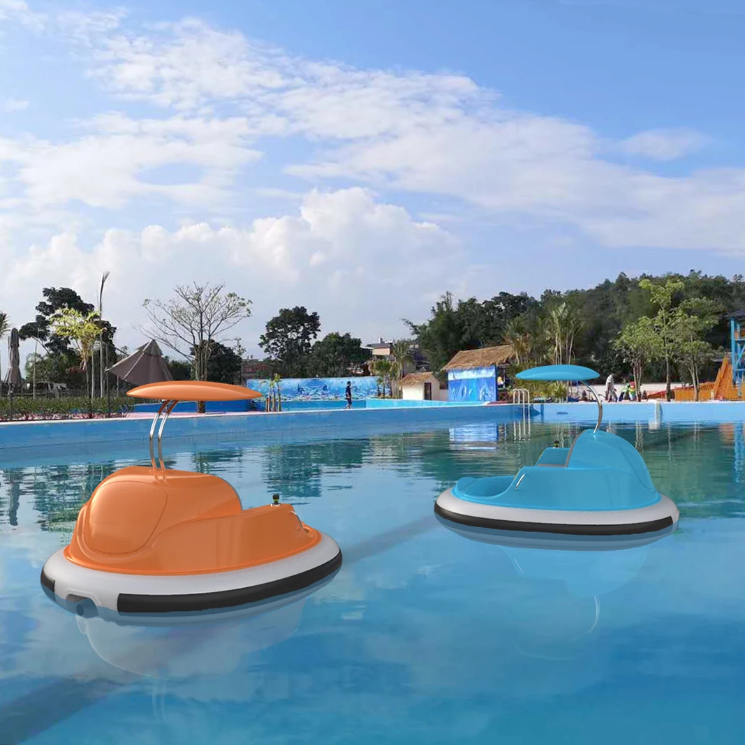 Single person leisure boat modern designed rotomolding electric boat amusement water equipment for lake river sea