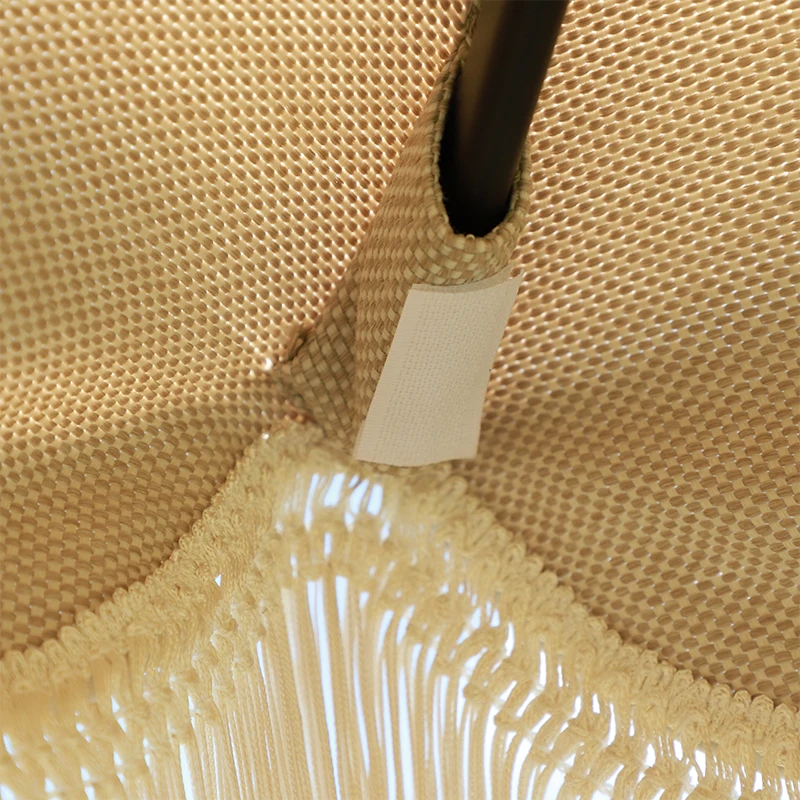 Fabrica 2023 venta al por mayor de paraguas de borla de ocio de playa al aire libre de alta calidad 2.7M sombrillas de lujo