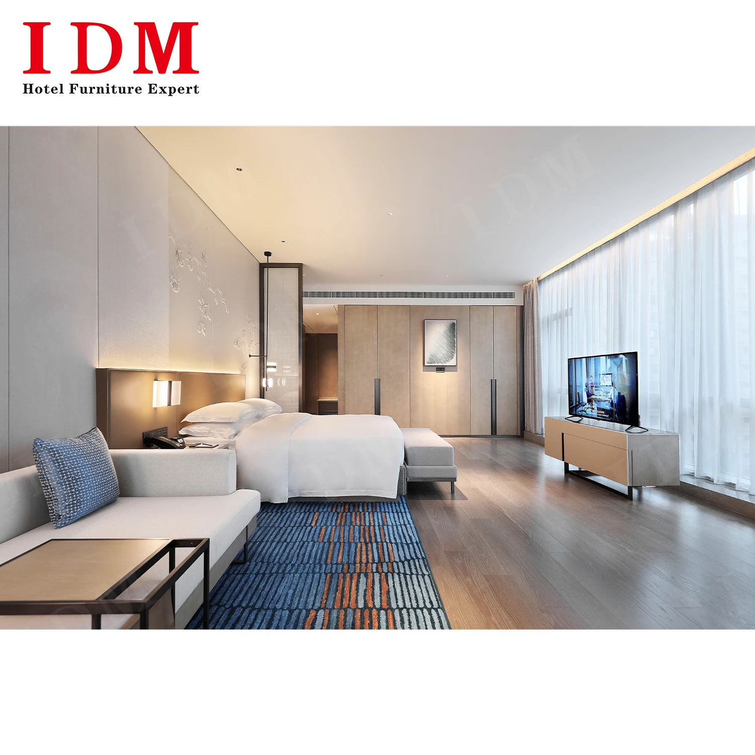 Modern hotel guest room furniture 7 star luxury best hotel room interior design ideas hotel furniture  Commercial Furniture