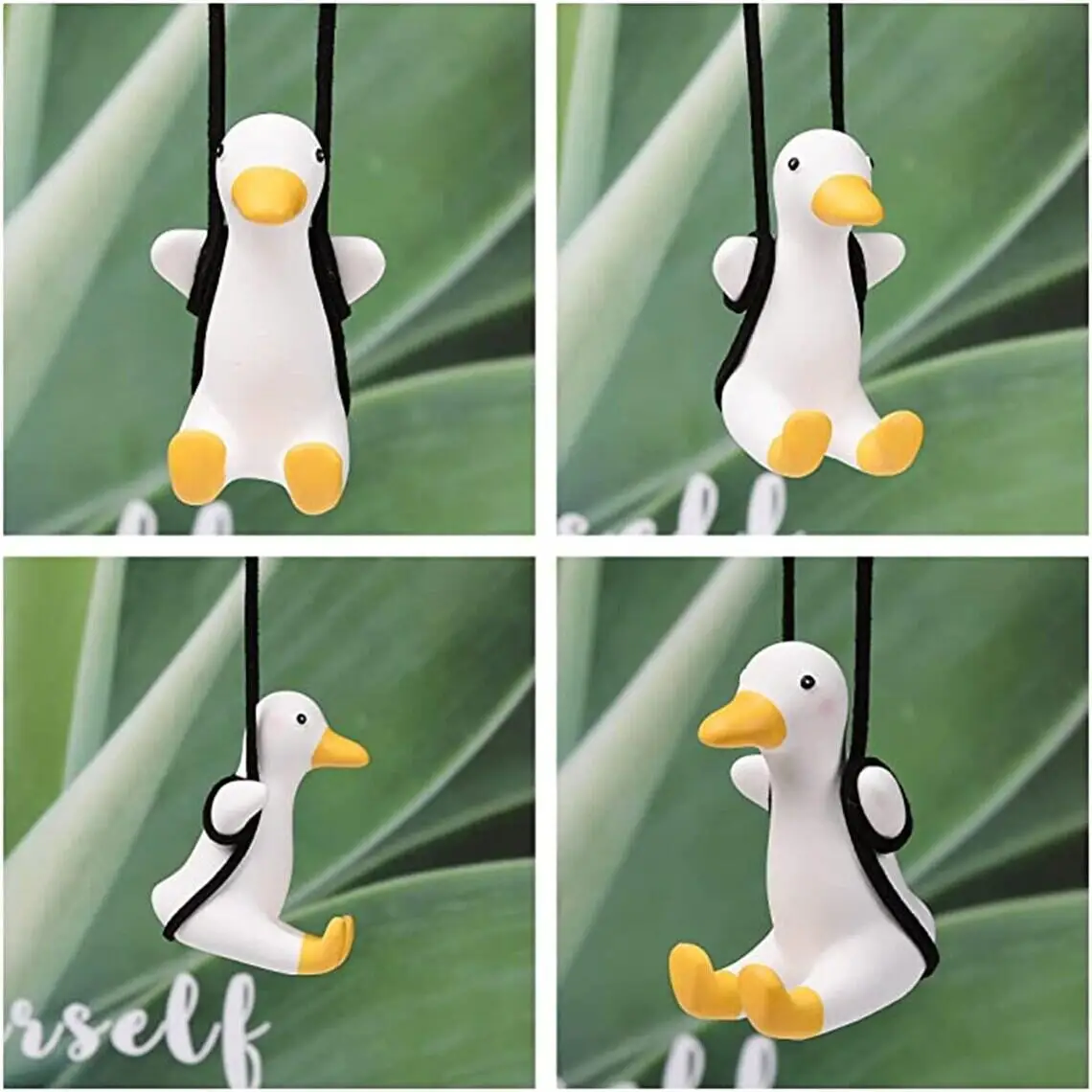 Маленькая утка украшение для автомобиля маленькая чувак просто Качается в вашем автомобиле рождественский подарок