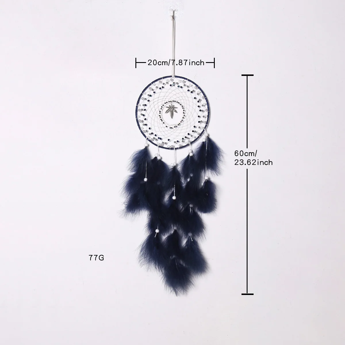 Newest Maple Leaf  Pendant Dream Catcher Home Decoration Wall Art Black Forest Dream Catcher Gift for Friend