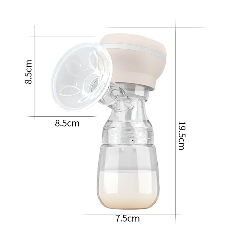 Hands Free 3 Modes & 9 Levels Portable Integrated Silicone Milk Pump Wireless Cordless Electric Breast Pump