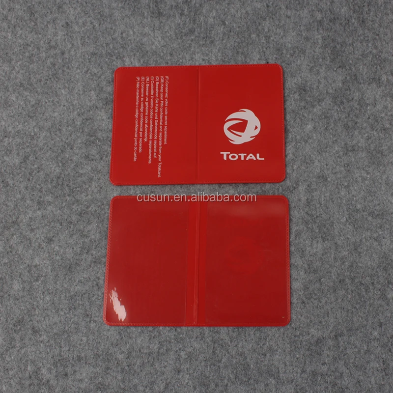 
Plastic Vinyl Travel Ticket Wallet 