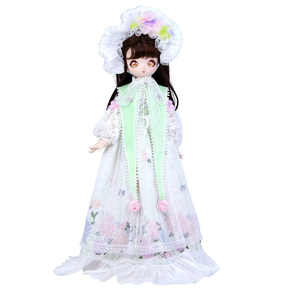 Doll realistic bjd doll 1/4 For Dream Fairy changeable eyes wigs for girls kids gift toys