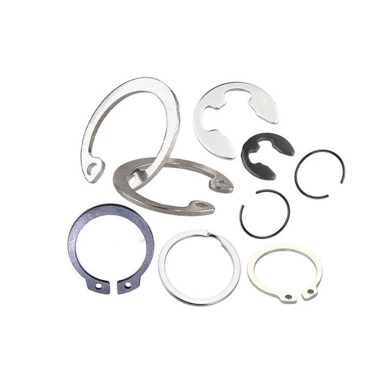 M6 M8 M20 M10, carbon steel stainless steel C Type Retaining Ring External Retaining Rings Circlip E Shape Lock Washer/