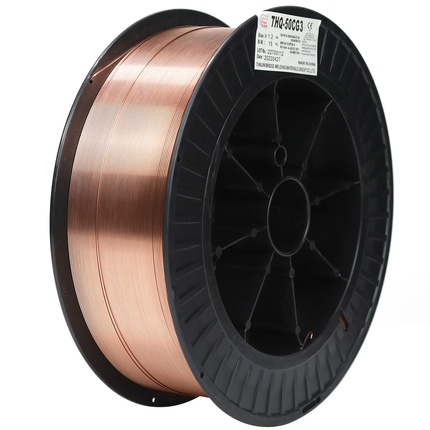 new package bridge brand THQ-50C ER70S-6 welding wire with free sample