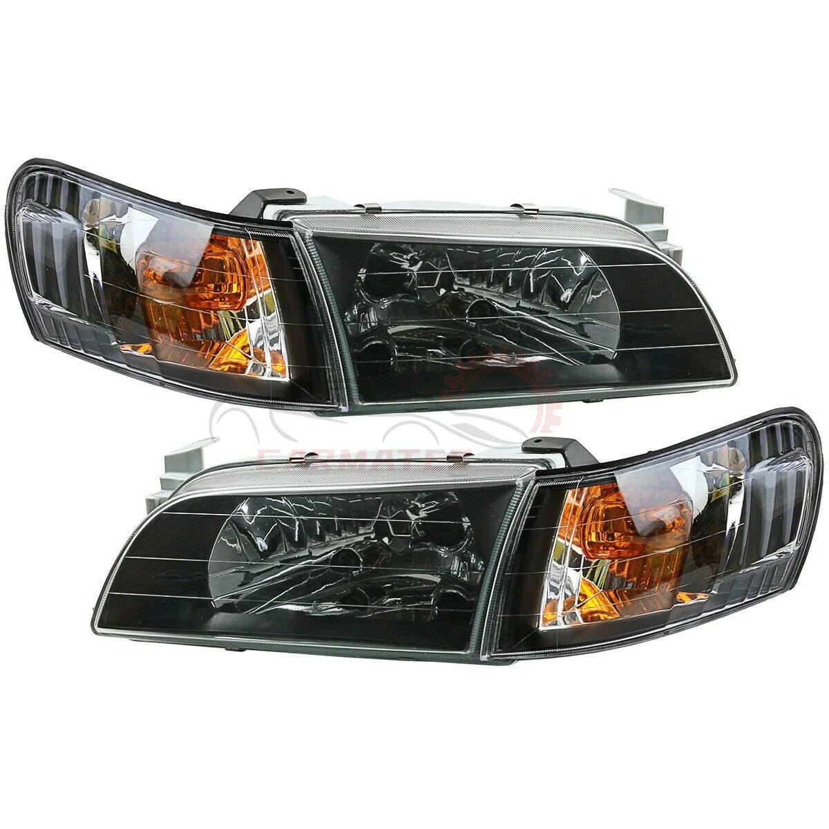 Turn signal Car Front Corner Lamp Lights Lens Black Signal Lamp Headlight For Toyota Corolla AE100 E100 AE101 1992 - 1995