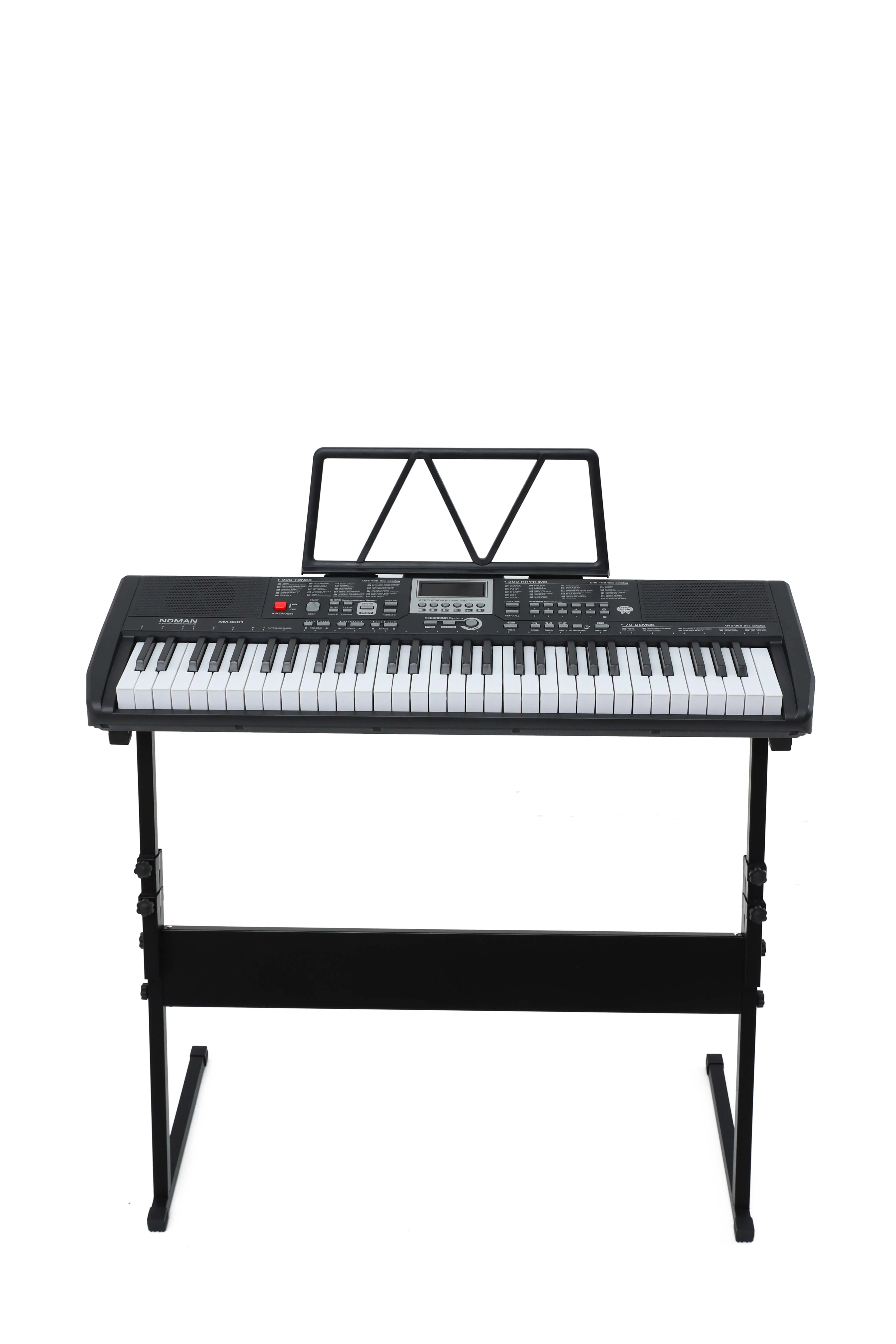 Touch Function Portable 61 Keyboard Musical Instrument MIDI Electric Piano 61 Keys Digital Electronic Organ Keyboard