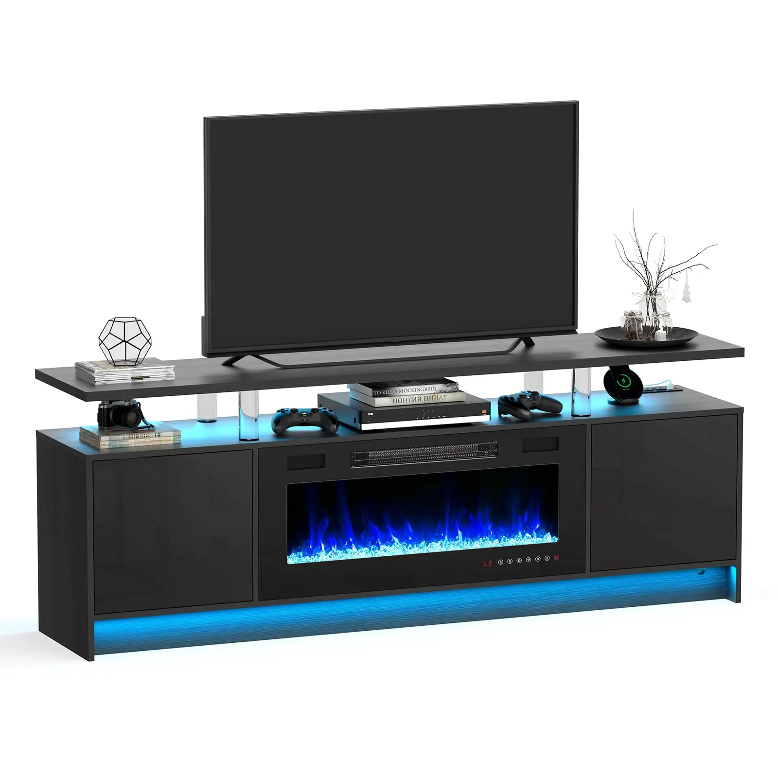 tv stand modern luxury with fireplace meuble de salon electric fireplace tv floor stands designs wood for your living room