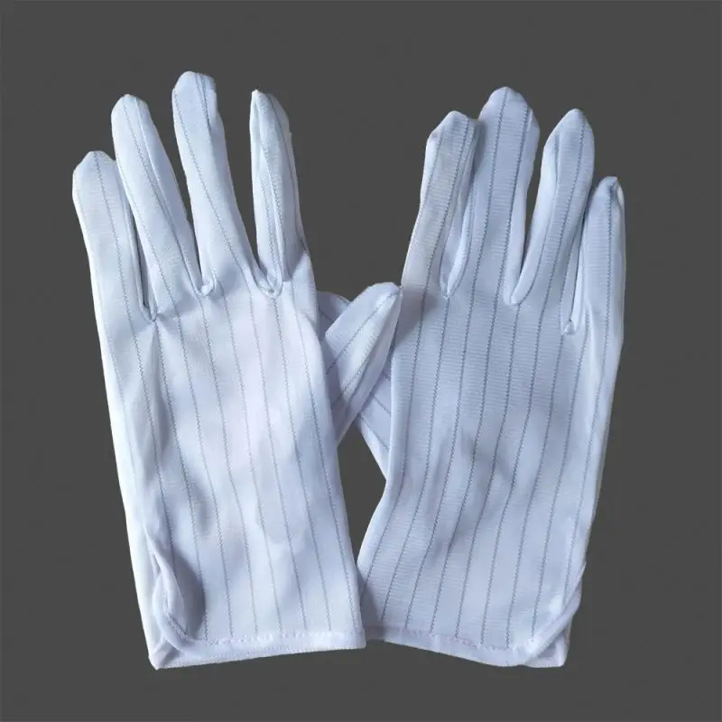 Gardening General Purpose Work Safety Coated PU ESD carbon gloves, anti-static, abrasion resistant, 13 gauge nylon