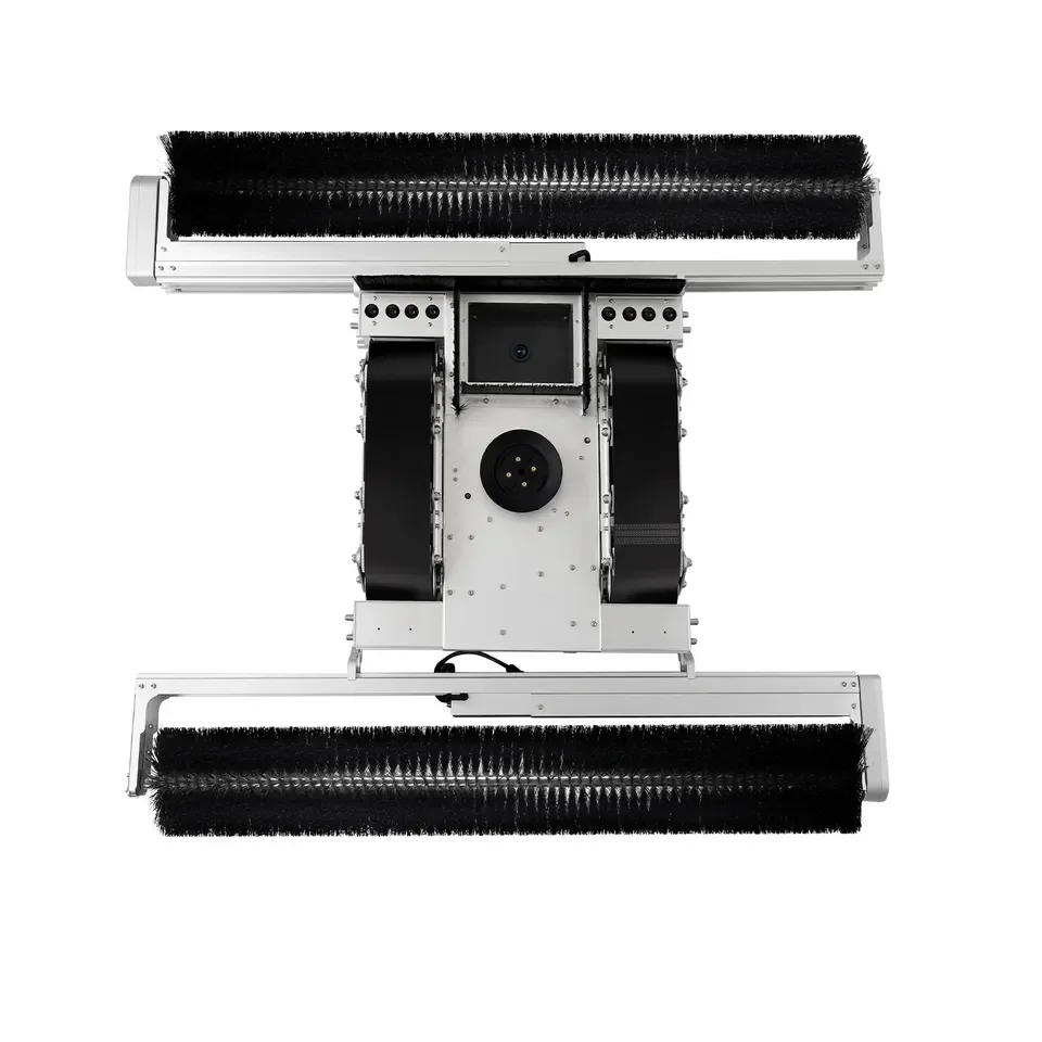 super high technology new solar clean robot clean angle 20 degree wash solar panel machine