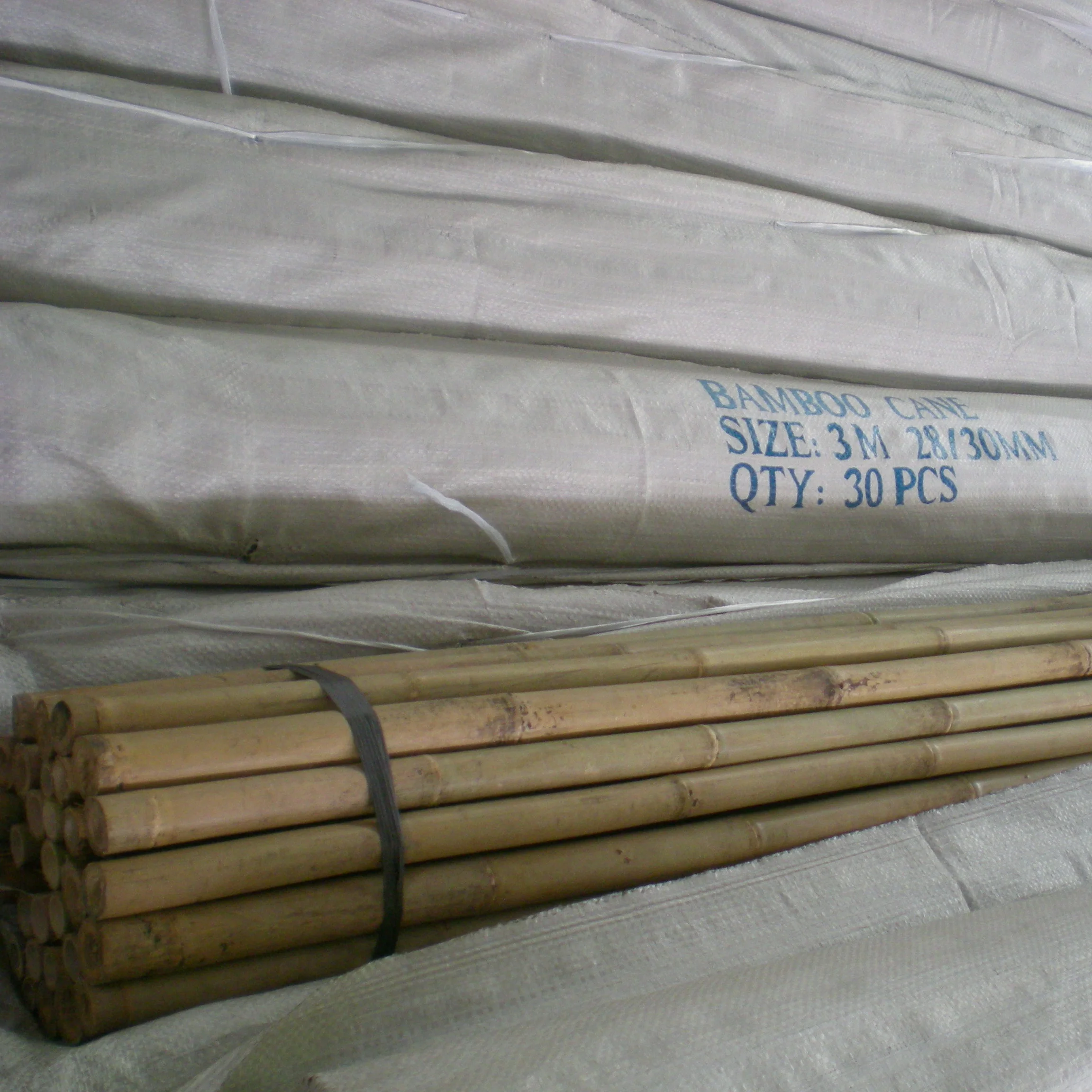 Good quality raw bamboo flag pole