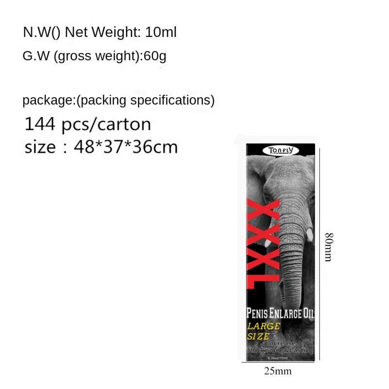 2024 XXXL Sex Power Oil for Men 10ML Organic Grapefruit Flower Aroma Massage Oil for Penis Enlargement Supply