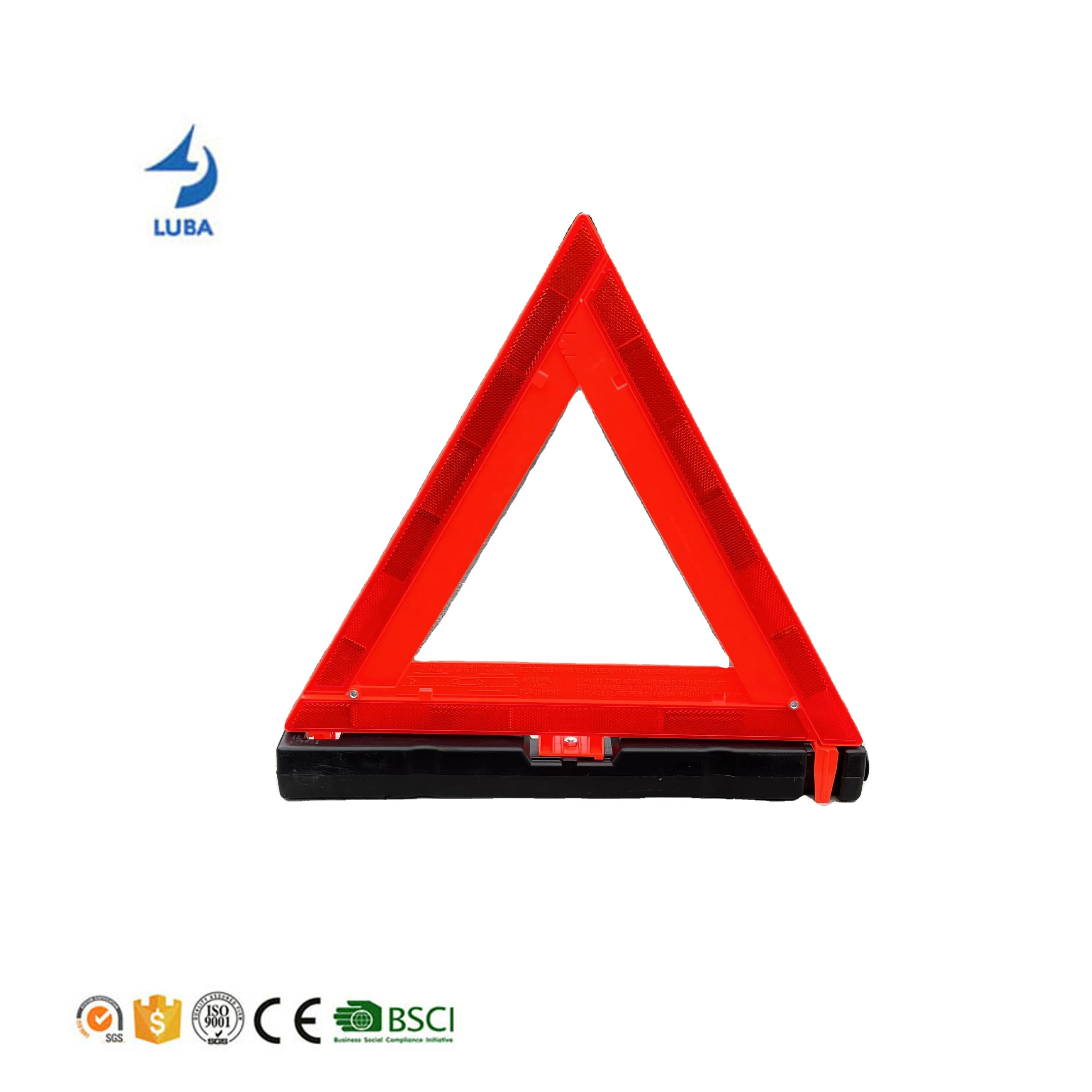 Hot Sale Folding Car Safety Reflective Traffic Foldable Warning Tripod Triangle