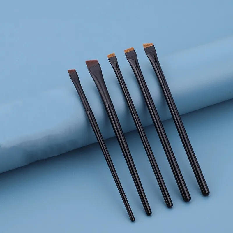 Singles eye makeup brushes blade  eyebrow flat eyeliner brush kolinsky hair eye makeup brush