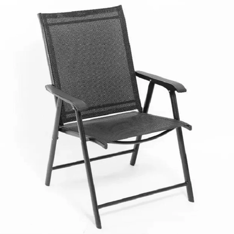 
Outdoor Furniture Folding Outdoor Garden All Metal Aluminium Chair With Teslin Fabric 