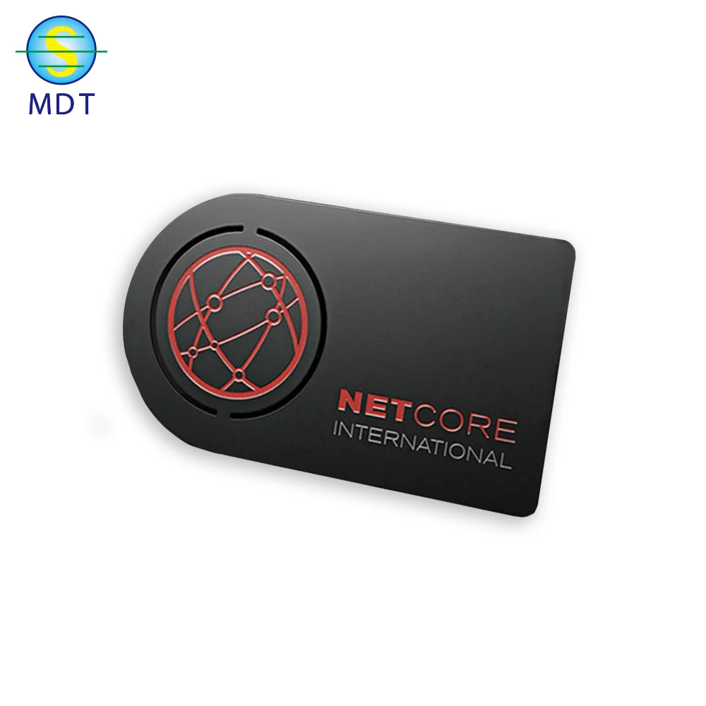 cheap custom  business metal black card