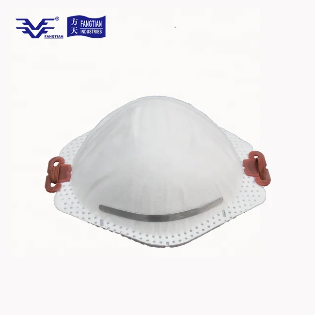 High quality nonwoven protective dust mask N95 respirator with adjustable earloop